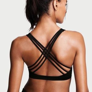 VS Purple Cross-straps Sports Bra